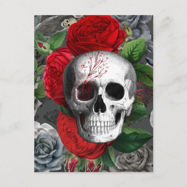 Postal Calavera (Anverso)