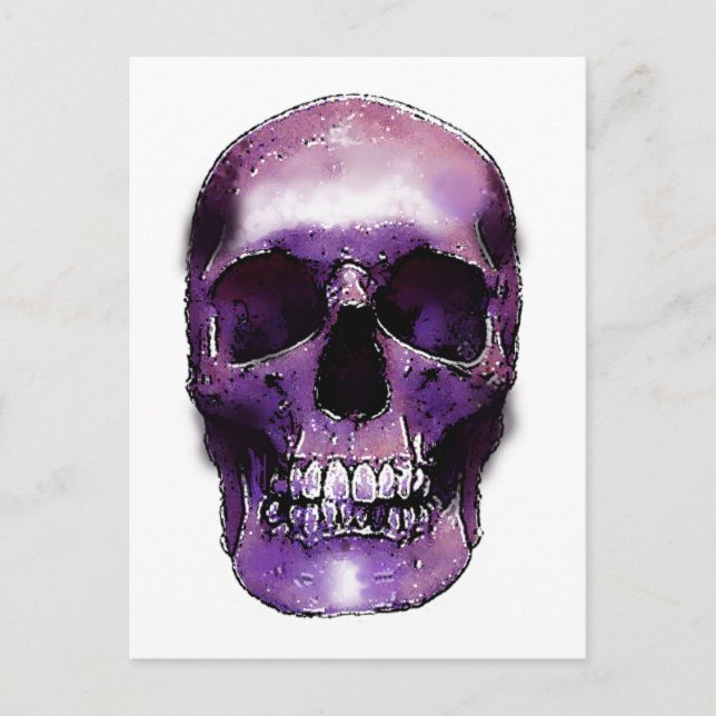 Postal Calavera (Anverso)