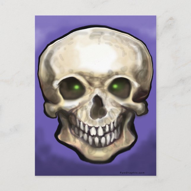 Postal Calavera (Anverso)