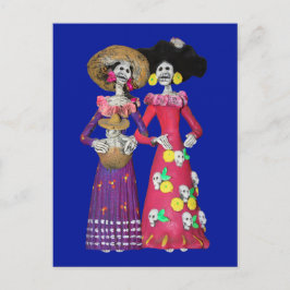 Postal Calavera Amigas