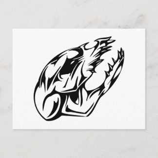 Postal Calavera animal