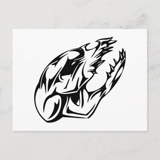 Postal Calavera animal (Anverso)