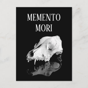 Postal Calavera animal