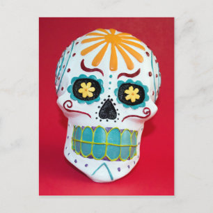 Postal Calavera Azucarada