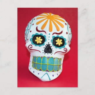 Postal Calavera Azucarada
