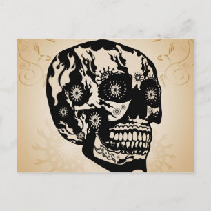 Postal Calavera de azúcar