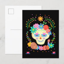 Calavera de azúcar del Día de los Muertos