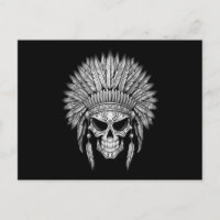 Calavera de azúcar nativa oscura con dirección alt