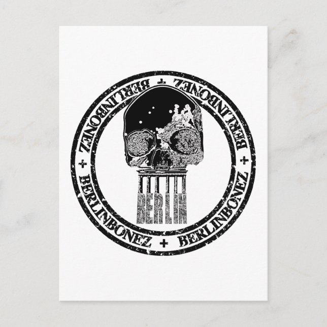 Postal Calavera de Brandenburgo (Anverso)