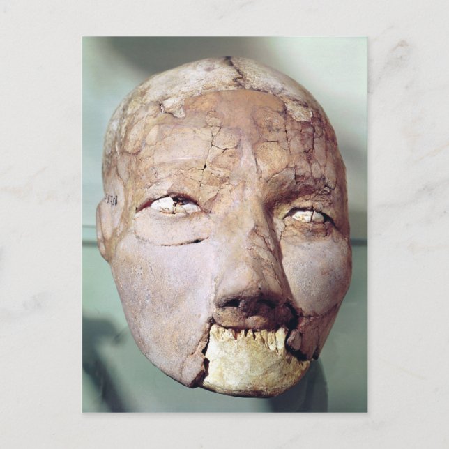 Postal Calavera, de Jericó, 7000-6000 a.C. (Anverso)