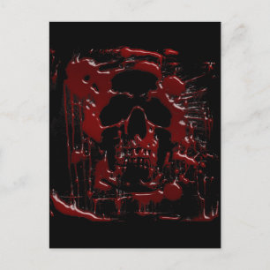 Postal Calavera de sangre