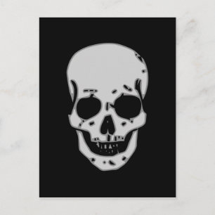Postal Calavera gris