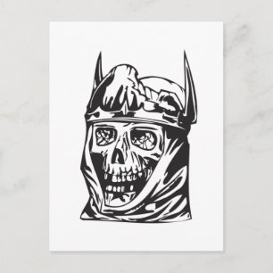 Postal Calavera humana 137