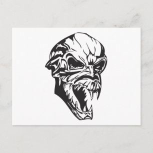 Postal Calavera humana 139
