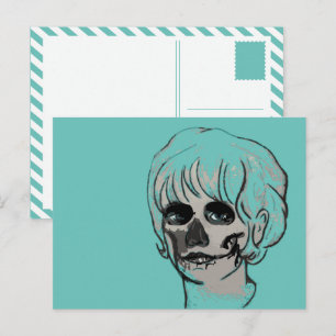 Postal calavera mamacita