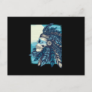 Postal Calavera nativa