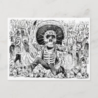 Calavera Oaxaqueña por José Guadalupe Posada 1903