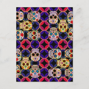 Postal Calaveras de azúcar