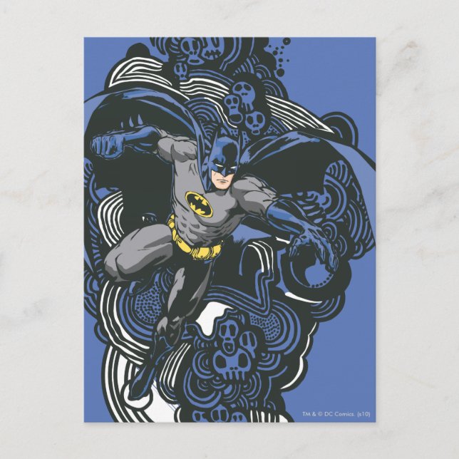 Postal Calaveras de Batman/Doodle de tinta 2 (Anverso)