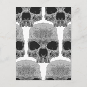 Postal Calaveras de gótico