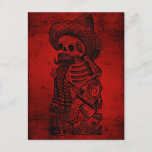 Postal Calaveras del montón de José Guadalupe Posada
