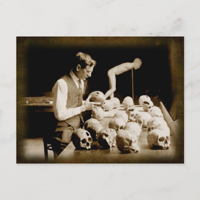 Postal Calaveras humanas recónditas (Anverso)