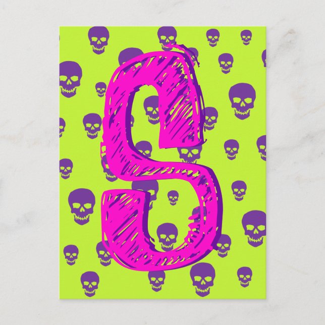 Postal Calaveras Pop (Anverso)