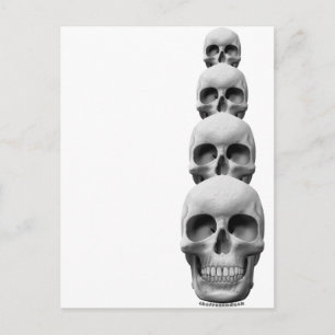 Postal Calaveras verticales