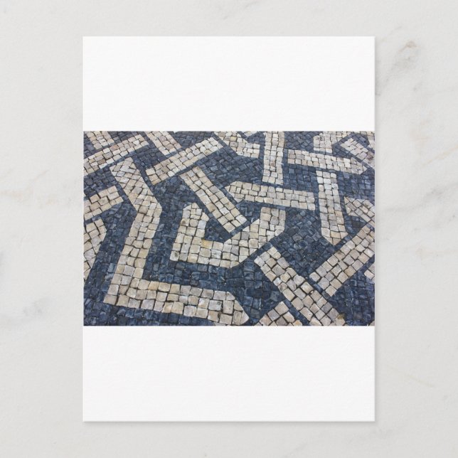 Postal Calcada Portuguesa, Pavement Portugués (Anverso)