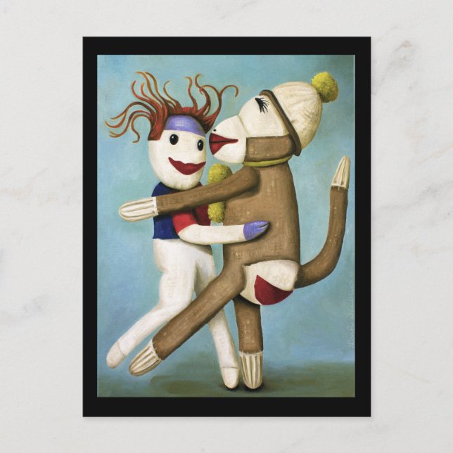 Postal Calcetines Sucios Bailando El Tango (Anverso)