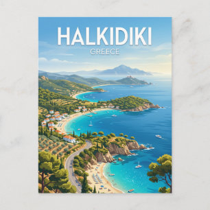 Postal Calcídica Grecia