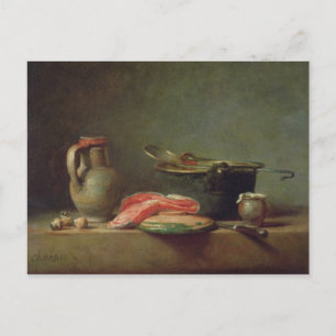 Postal Caldera de cobre con lanzador