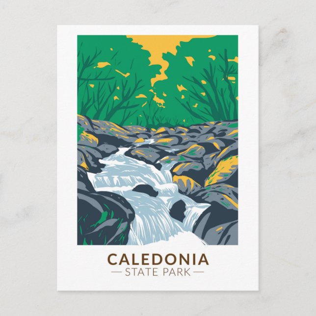 Postal Caledonia State Park Pennsylvania Vintage (Anverso)