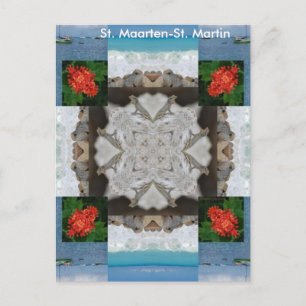 Postal Caleidoscopio de San Martín - St. Maarten