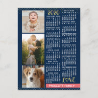 Calendario 2020 (Consulte Descripción de la nueva