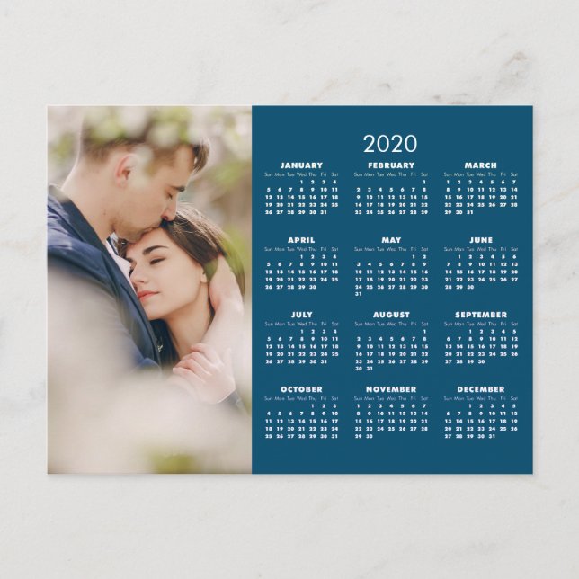 Postal Calendario 2020 Tu foto (Anverso)