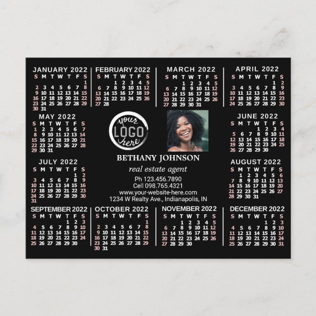 Postal Calendario 2022 (Consulte Descripción de la nueva  (Anverso)