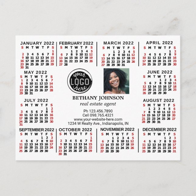 Postal Calendario 2022 (Ver descripción para nueva versió (Anverso)