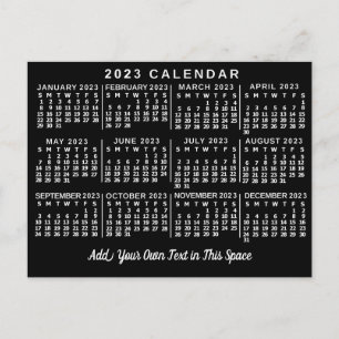 Postal Calendario 2023 (Consulte Descripción de la versió