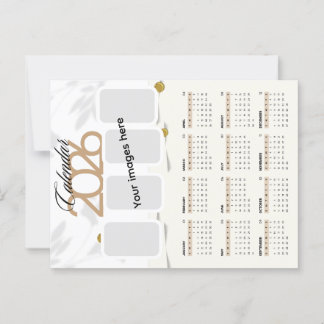 Postal calendario 2026 con imagen