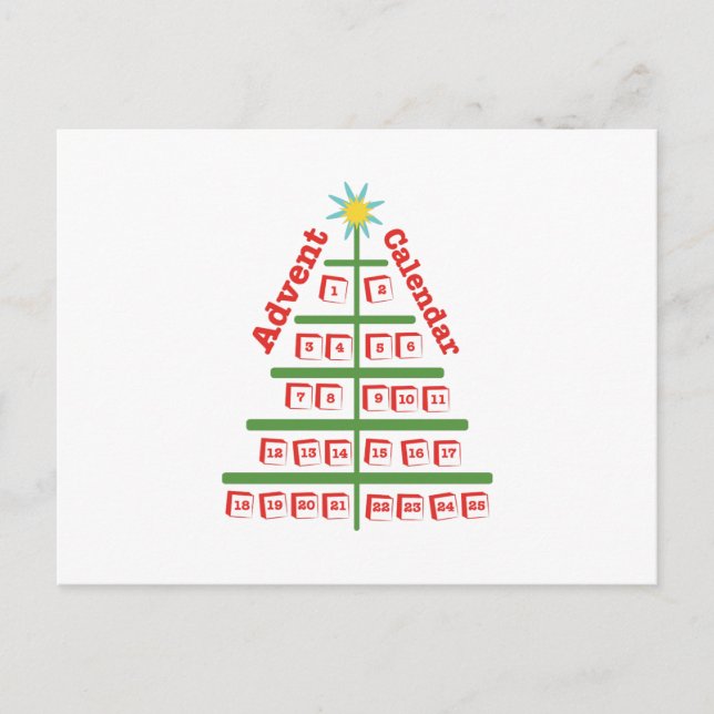 Postal Calendario anticipado (Anverso)