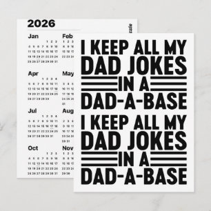 Postal Calendario de Adviento de Chistes de Papá 2026 Cue