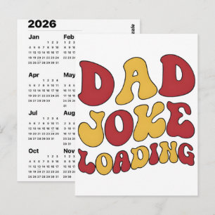 Postal Calendario de Adviento de Chistes de Papá 2026 Cue
