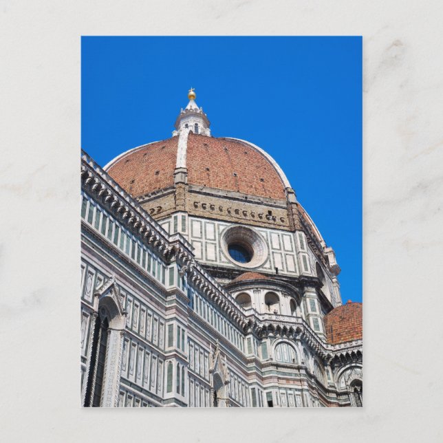 Postal Calendario de bolsillo de Florence Duomo 2012 (Anverso)