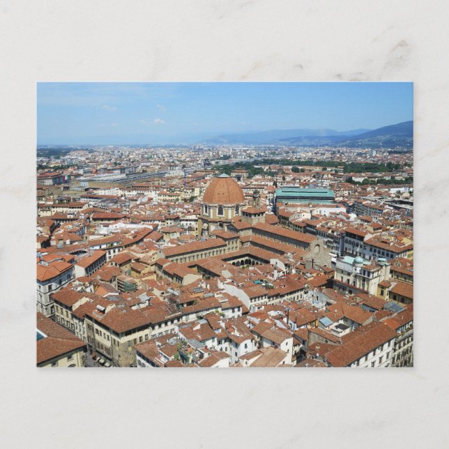 Postal Calendario de bolsillo de Florencia 2012 (Anverso)