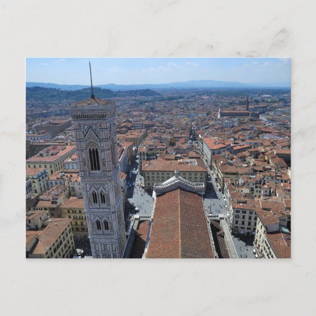 Postal Calendario de bolsillo de Florencia 2012 (Anverso)