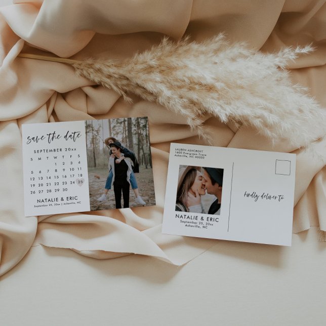 Postal Calendario De Caligrafía Moderno Guardar La Postca (Subido por el creador)