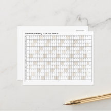 Calendario de la oficina de nombre familiar del pl