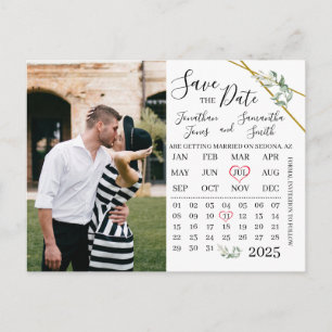 Postal Calendario fotográfico para salvar el día de la bo