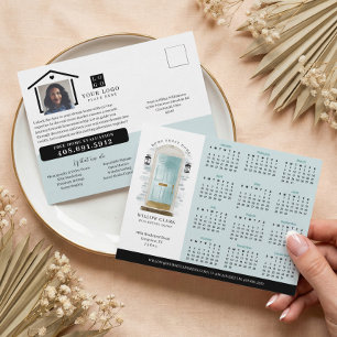 Postal Calendario Inmobiliario de la Puerta Azul 2025